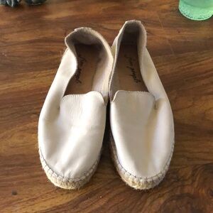 Free People Beige Espadrilles